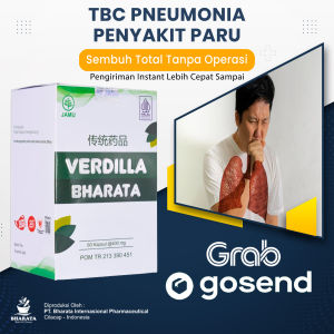 Obat Penyakit Paru-Paru Batuk Berdarah Flek Paru Tbc Verdilla Baharata Original Isi 60 Kapsul BPOM