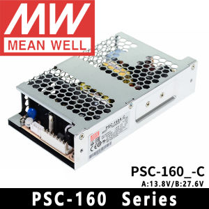 Mean Well PSC-160A/160B-C for Security/UPS System meanwell 160W Single Output with Battery Charger UPS Function power supply