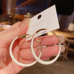 Fashion Gold Big Ring Womens Sense Temperament Hoop Drop Dangle accessories Jewelry