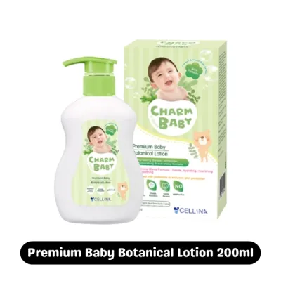 CHARM BABY PREMIUM BABY BOTANICAL BODY WASH / BUBBLE BATH / SHAMPOO / LOTION / MOUSSE