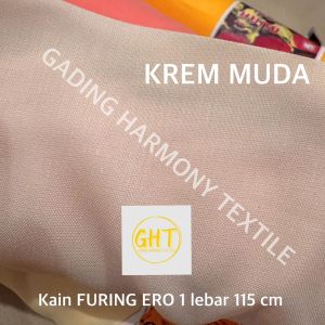( per setengah meter ) kain FURING ERO 1 lebar 115 cm puring erro hero cap apel polyester lemes lembut bahan lapisan dalam daleman baju pakaian gamis koko kemeja batik brukat tile tas celana rok dekorasi dekor kelambu gorden gorden kerajinan tangan