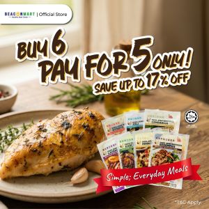 [Beacon Mart] Halal Seaweed Marinated Chicken Breast with Assorted Flavour | Ready To Cook | 1pcs | 270g± | Ayam Dada Perap | 腌制鸡胸肉