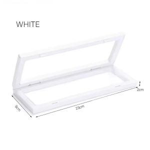 PE Film Jewelry Storage Box Packaging Case Stand Floating Frame Membrane Ring Earrings Necklace Display Holder