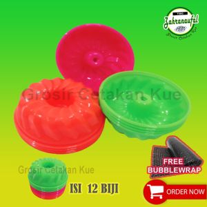 PROMO CETAKAN KUE TWISTER UKURAN JUMBO BAHAN PLASTIK (isi 12 pcs)