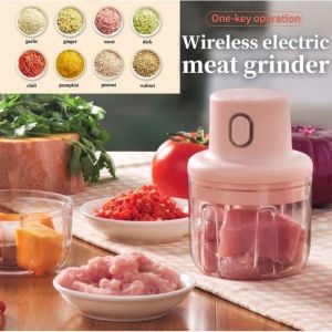 Household Garlic Masher Electric Garlic Press Garlic Mash Machine Food Chopper Kitchen Tools