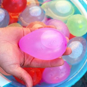 100 Pcs/set Water Balloons Summer Play Water Bombs Instant Filling Magic Balloon Beach Pool Game Water Bombs Balloon Supplementary Toy