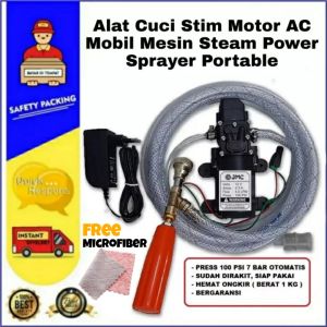 Alat Cuci Motor AC Mobil Mesin Steam Power Sprayer Portable