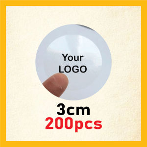👉TRANSPARENT STICKER 3-5CM👈Custom Sticker Label | Own Design | Transparent Sticker l  透明贴纸