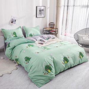 Vỏ bọc mền có khoá kéo vỏ chăn mỏng không ruột poly cotton [Bò Sữa Xanh]