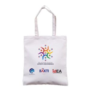 Totebag Elegan Bahan Drill Twill Premium Multifungsi - Desain Custom