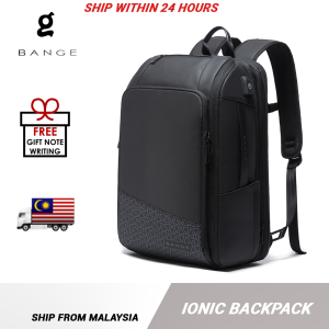 Bange Ionic USB Bottle Expandable Multi Compartment Big Capacity Hidden Pocket Travel Business Outdoor Laptop Backpack电脑包