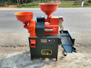 Máy xát gạo chĩnh hãng toàn phát tf58 . đã có sẵn mô tơ 4hp