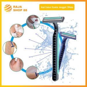 Alat Cukur Jenggot 2 Mata Pisau Alat Pencukur Kumis