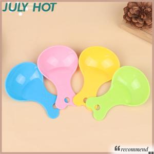 [JULYHOT] 1Pc Pet Food Scoop Plastic Feeder Dog Food Spoon Puppy Food Scooper Measuring Cup Cat Food Scoop Pet Feeding Supplies