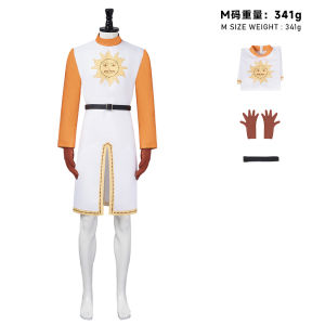 Vua Hoàng Gia cos Quần Áo Huy hiệu mặt trời hiệp sĩ thời Trung cổ kiểu Arthur Halloween cosplay Quần Áo