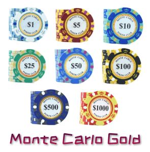 【ALU Case Poker Chips Set】Can Customise Chips Configuration / 200pcs 300pcs or 500pcs / 14g 40mm Chips【Ship Out 24Hrs】