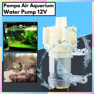 FAST DELIVERY Pompa Air Aquarium Mini Kecil Elektrik Celup Filter Ikan Fish Tank Water Pump 12V