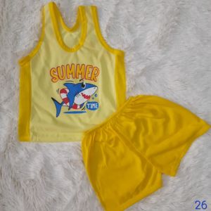 ต่อข้างผ้าฉลุ ชุดเด็ก ไซส์ S ผ้าCOTTON  6-12 เดือน 12โล รอบอก23นิ้ว ชุดใส่หน้าร้อน ชุดเด็กผู้ชาย ชุดเด็กผู้หญิง