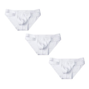 CMENIN ADANNU 3Pcs Cotton Mens Panties Briefs Men Underpants Hip Raise Innerwear Jockstrap Underwear Man Brief Swimmwear AD798