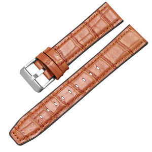 Factory direct sales: silicone straps with genuine leather accents compatible with Huawei Samsung and devices. New designs available in pin-textured bamboo-textured and lychee-textured finishes