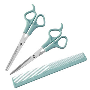 Gunting Cukur Sisir Rambut Set 3 //  Set Impor Stainless Tajam