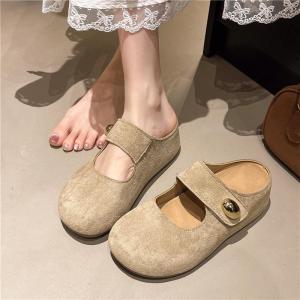 [Free Shipping] WomenS Thick-Soled Sandals 2026 Summer New Slip-On Closed-Toe Half-Slippers