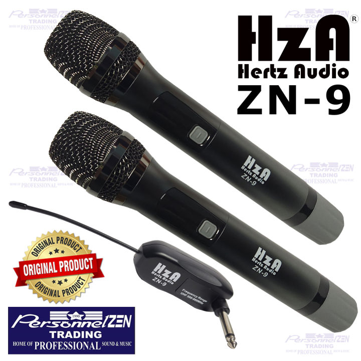 HzA Hertz Audio Z N9 Dual UHF Wireless Microphone System With