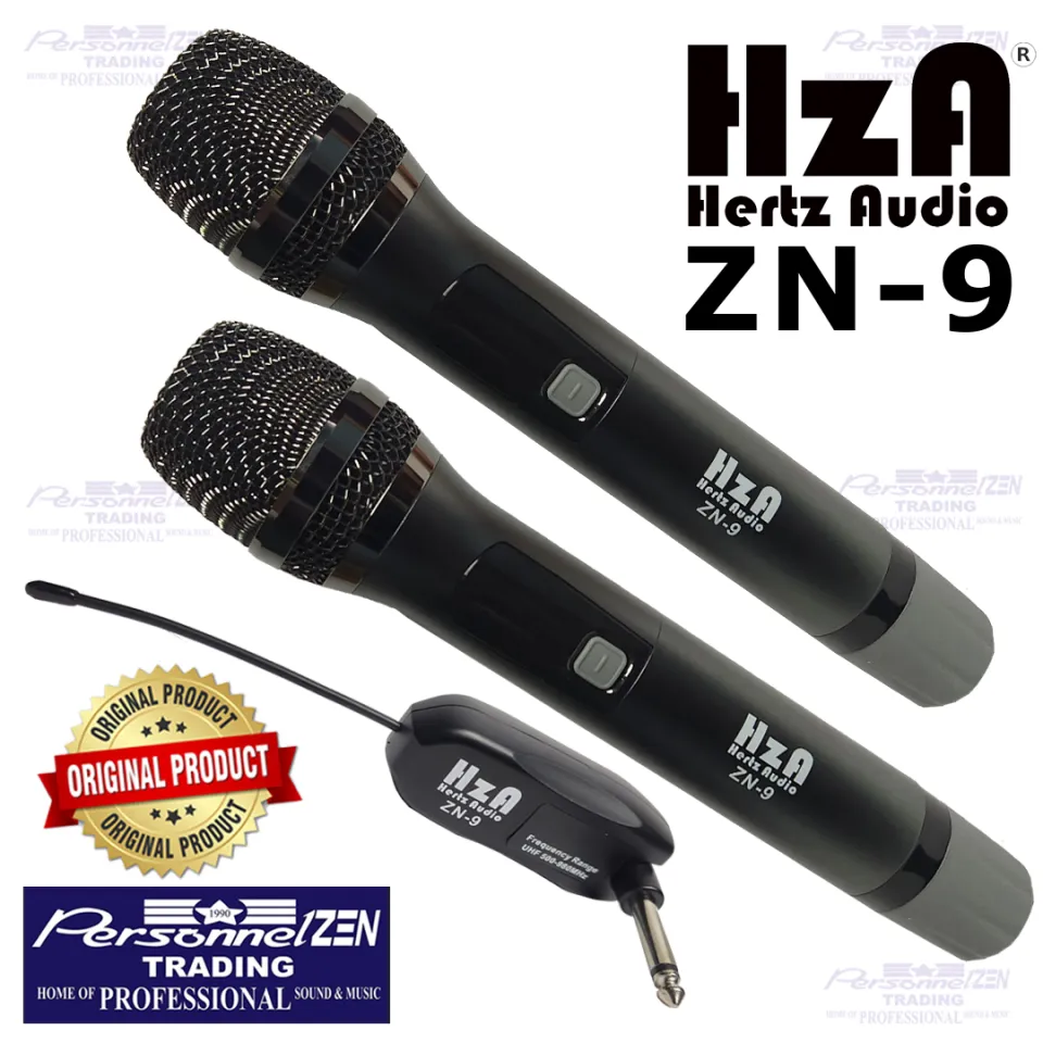 HzA Hertz Audio Z N9 Dual UHF Wireless Microphone System With