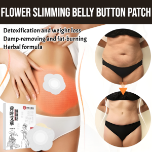 Flower Slimming Belly Button Patch Slim Patch Fat Burning Sticker Weight Loss For Women And Men Weight Loss Belly Patch