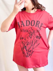 Kaos Wanita Lengan Pendek Bahan Katun Premium Kaos Oversized Wanita