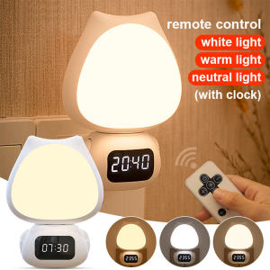 LED plug-in night light plug dual purpose adjustable remote lighting room night light Headboard baby breastfeeding timer off light beautiful night light