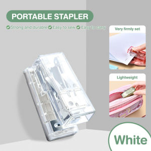 Transparent Stapler / Classic Stapler Free one box stapler refill Stapler Bullet Mini Portable Stapler
