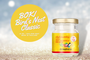 BOKI เครื่องดื่มรังนกสำเร็จรูป คลาสสิค (ฝาทอง) (70mlx6) 12 กล่อง รังนกเพื่อสุขภาพ Bird’s nest beverage Classic