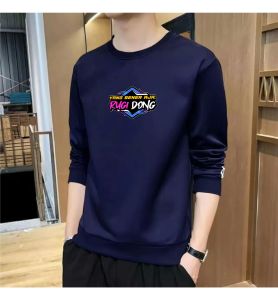 Bisa COD Sweater Keren Kaos Pria Distro Rugi Dong Crewneck Trendy Sweatshirt Elegan Sweter Kekinian