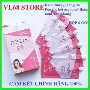 [HOT 2022] Kem dưỡng da Ponds ngăn ngừa lão hóa trẻ hóa trắng sáng làn da mịn màng - HỘP 6 GÓI 7gram/1 gói