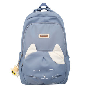 WYK166 Tas Ransel Wanita Korea Sekolah Kuliah Face Kitty Backpack School Impor TKM