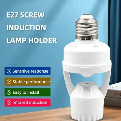 360 Degrees Human Induction Motion Sensor Night Lamp Socket Base E27 Automatic Switch Light Sensor