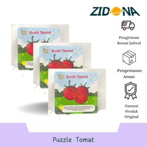 puzzle tomat Rabbit&Turtle Bahan MDF