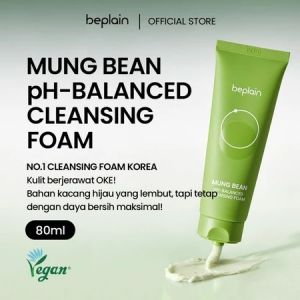 Beplain Official Mung Bean Ph-Balanced Cleansing Foam 80ml
