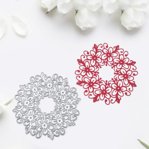 Creative Cute Round Lace Metal Cutting Dies Stencil DIY Scrapbooking Embossing Tool DIY Paper Cards Album Decor