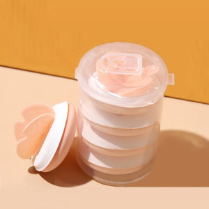 Bayar Di Tempat - Spons Makeup Aesthetic / Puff Bentuk Butterfly 4 Pcs