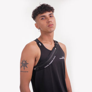 Terrel sporstwear tas sport Dashing running bag black running series