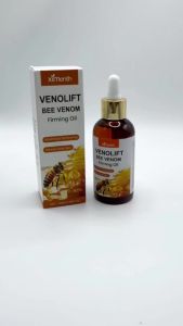 Firming Body Oil with Bee Venom & Tocopherol - Skin Tightening & Contouring Treatment Hydrating Massage Oil for Improved Elasticity Non-Greasy Formula 3.38 fl oz