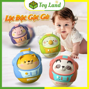 [1 Cái] Lật Đật Gù Có Chuông Animal Tumbler Kích Thích Giác Quan Hoạt Hình Đồ Chơi Trẻ Em Sơ Sinh