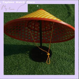 [Toplans]💖[HOT SALE]🎈🎈 Cone Hat Retro Bamboo Rattan Fisherman Hat Handmade Weave Straw Bucket Hat Rain Dance Props Cone Sunshade Hat Plastic Bamboo Hat