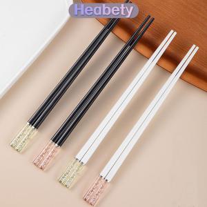 Heabety Amber Cherry Blossom hợp kim đũa Trung Quốc đũa tái sử dụng Bộ đồ ăn