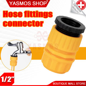 Easy-Connect Plastic Garden Hose Adapter 1/2" to 3/4" Female Thread Adapter for Efficient Watering Systems