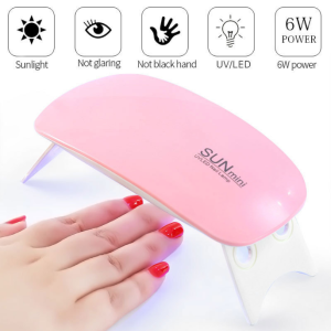 NAIL LIGHT SUN LIGHT Portable NAIL 6W POWER UV ART DRYER MINI LAMP NAIL POLISH WITH 45S/60S TIMER NAIL DRYER