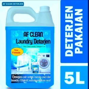 Deterjen Cair 5 liter/ Detergent Liquid / Pembersih Pakaian dan Penghilang Noda 5000 ml