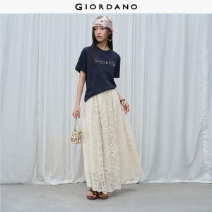 GIORDANO Women Skirt Non-Elastic Skirt Woven Fabric Skirt 18466603